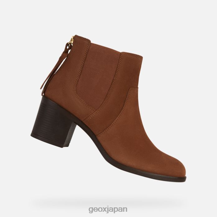 Geox Shoes Japan 新しいアシェルの女性 822JX346 女性 茶色