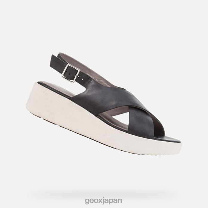 Geox Shoes Japan ラウダラの女性 822JX353 女性 黒