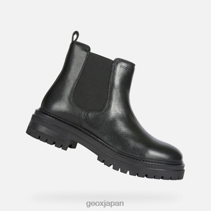 Geox Shoes Japan イリデアの女性 822JX377 女性 黒