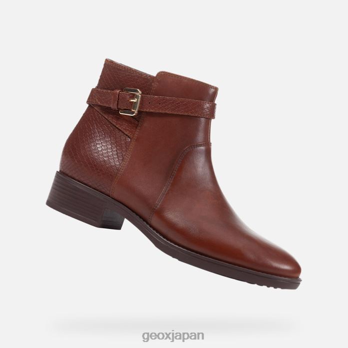 Geox Shoes Japan フェリシティの女性 822JX389 女性 茶色