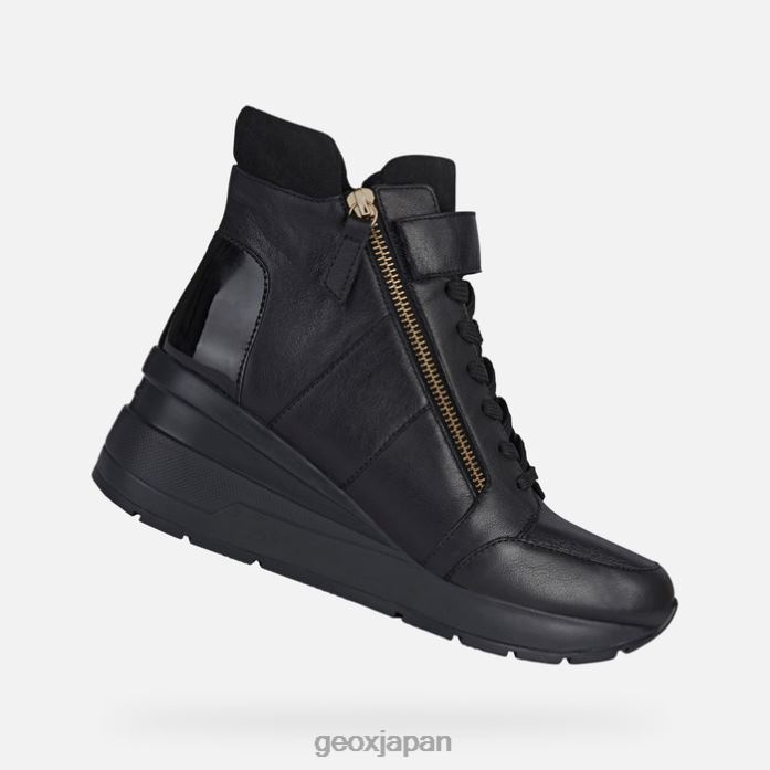 Geox Shoes Japan ゾスマの女性 822JX419 女性 黒