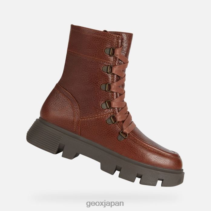 Geox Shoes Japan ヴィルデの女性 822JX420 女性 茶色