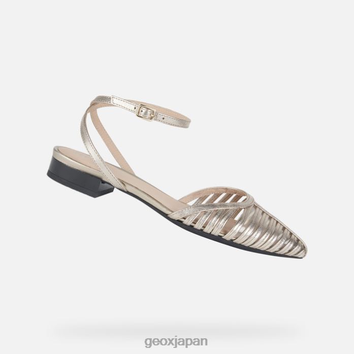 Geox Shoes Japan カリッサ女性 822JX431 女性 シャンパン