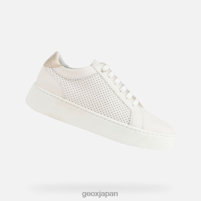 Geox Shoes Japan 空のような女性 822JX436 女性 オフホワイト