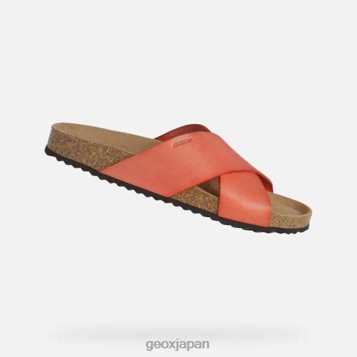 Geox Shoes Japan ブリオニアの女性 822JX440 女性 さび