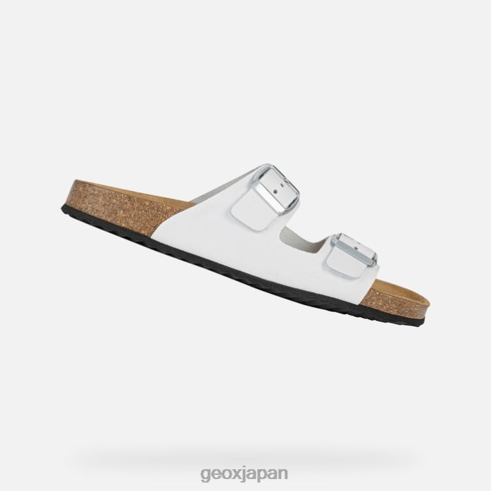 Geox Shoes Japan ブリオニアの女性 822JX450 女性 白