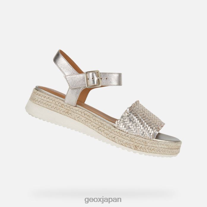 Geox Shoes Japan エオリーの女性 822JX455 女性 シャンパン