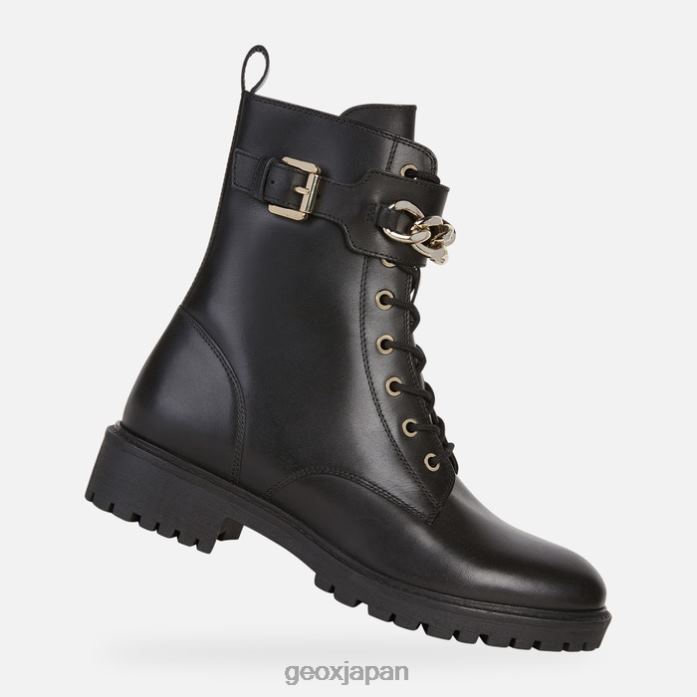 Geox Shoes Japan ホアラ女性 822JX480 女性 黒