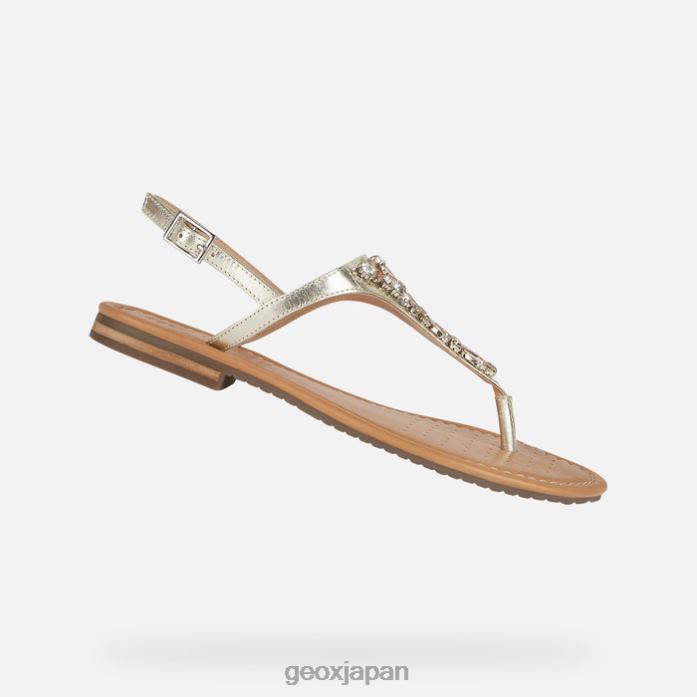 Geox Shoes Japan ソジーの女性 822JX483 女性 シャンパン