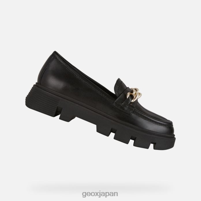 Geox Shoes Japan ヴィルデの女性 822JX500 女性 黒