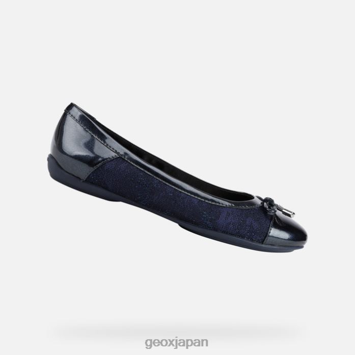 Geox Shoes Japan シャーリーンの女性 822JX506 女性 ダークジーンズ