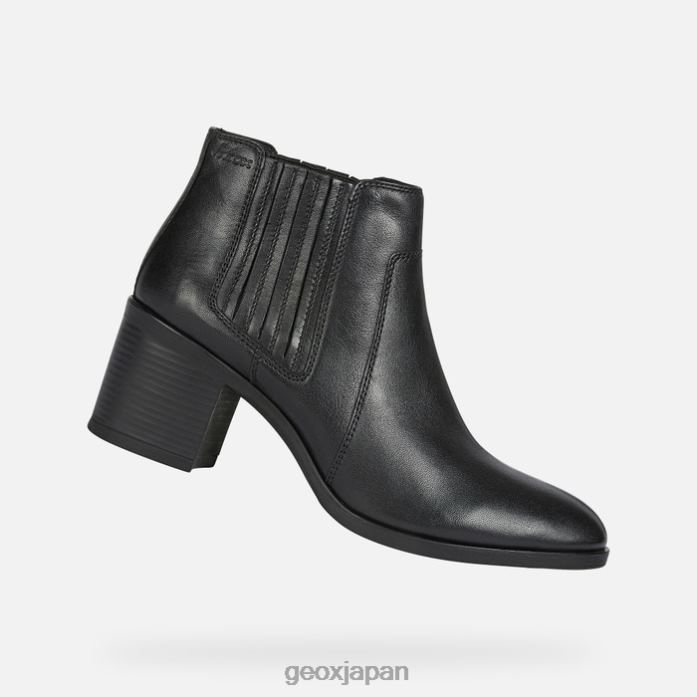 Geox Shoes Japan 新しいアシェルの女性 822JX545 女性 黒