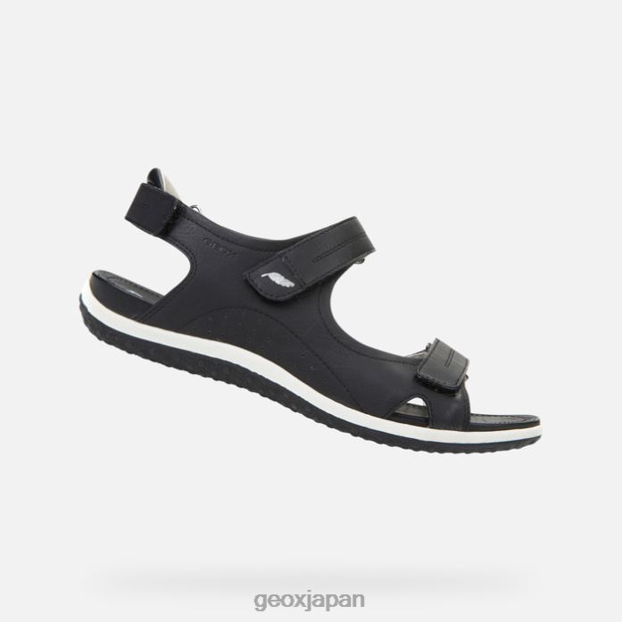 Geox Shoes Japan サンダルベガ女性 822JX57 女性 黒