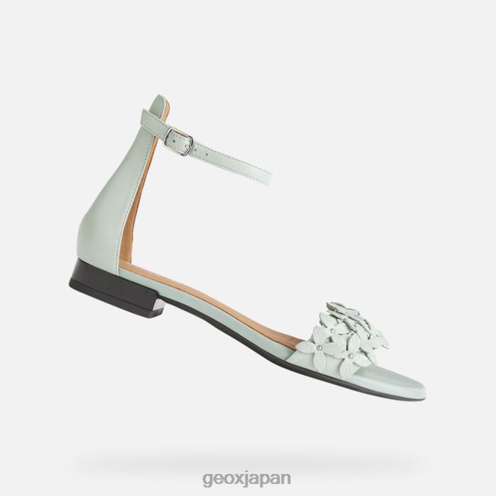 Geox Shoes Japan ウィストリー・サンダルロの女性 822JX571 女性 ミント