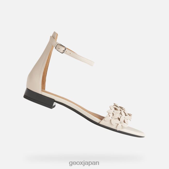 Geox Shoes Japan ウィストリー・サンダルロの女性 822JX572 女性 クリーム