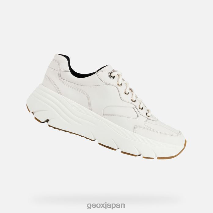 Geox Shoes Japan ディアマンタの女性 822JX577 女性 オフホワイト