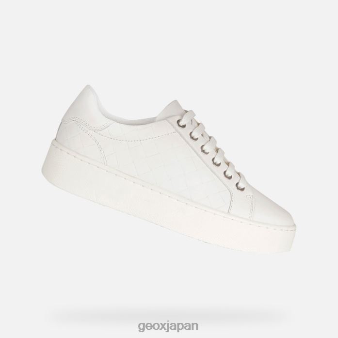 Geox Shoes Japan 空のような女性 822JX58 女性 白