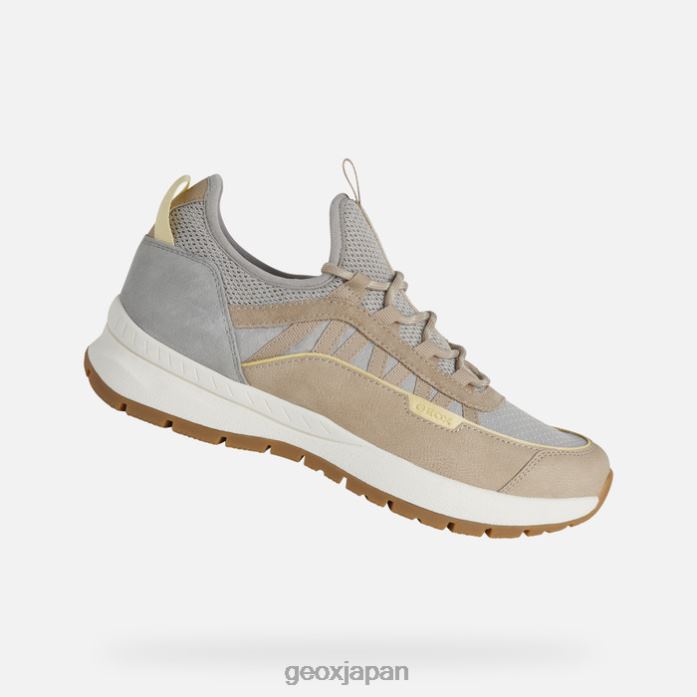 Geox Shoes Japan ブレイズ女性 822JX580 女性 ライトグレー