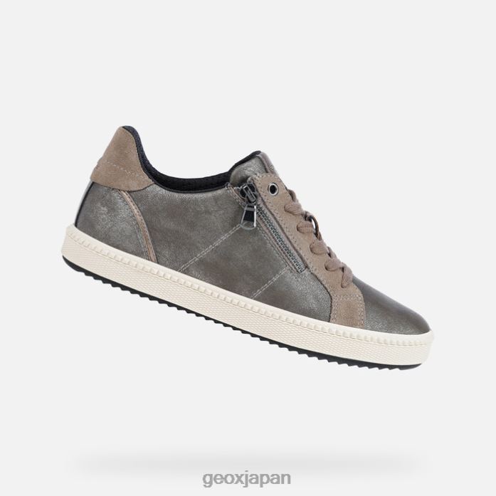 Geox Shoes Japan ブロミー女性 822JX598 女性 ダークベージュ