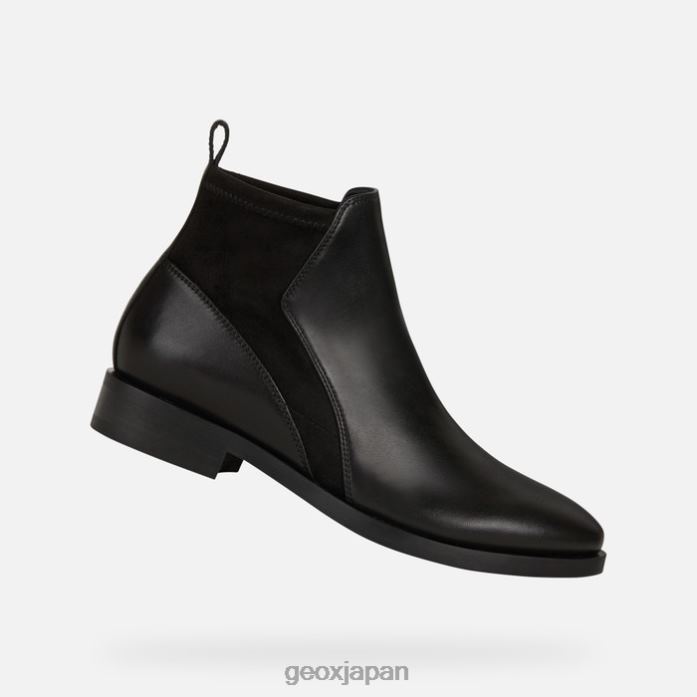 Geox Shoes Japan ブローグの女性 822JX599 女性 黒