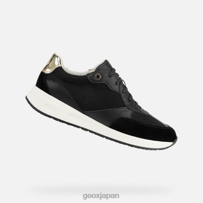 Geox Shoes Japan ブルミア女性 822JX613 女性 黒