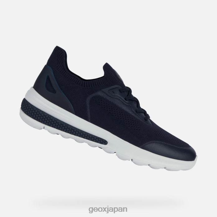 Geox Shoes Japan スフェリカ アクティフマン 822JX635 男性 海軍