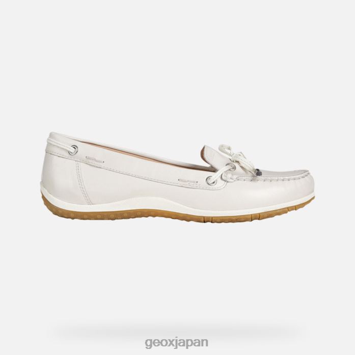 Geox Shoes Japan ベガモック女性 822JX64 女性 オフホワイト