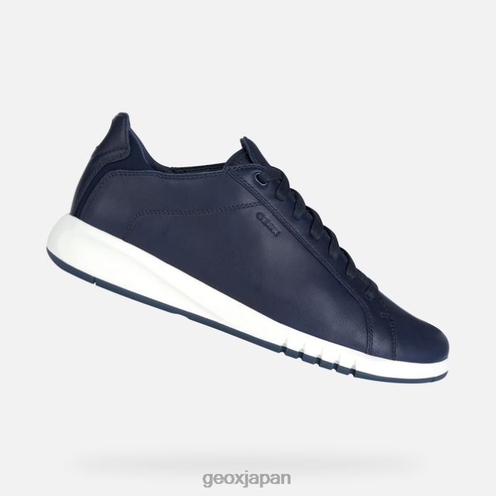 Geox Shoes Japan エアランティスマン 822JX651 男性 海軍