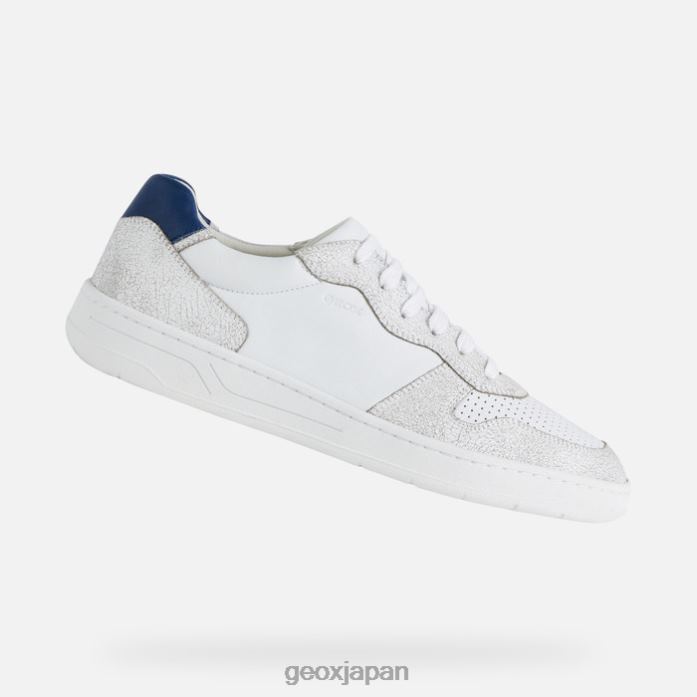 Geox Shoes Japan マグネテマン 822JX785 男性 ホワイト/アビオ