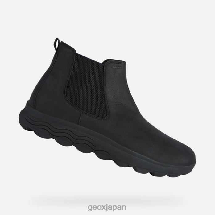 Geox Shoes Japan スフェリカマン 822JX825 男性 黒