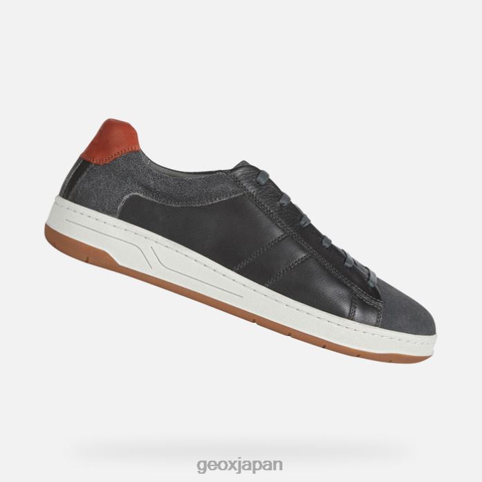 Geox Shoes Japan マグネテマン 822JX874 男性 無煙炭