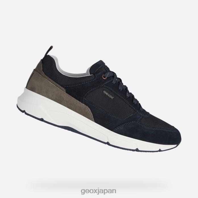 Geox Shoes Japan ラデンテの男 822JX895 男性 海軍