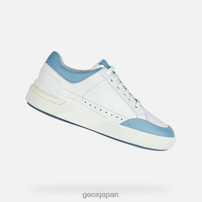 Geox Shoes Japan ダリラの女性 822JX94 女性 白/明るい空