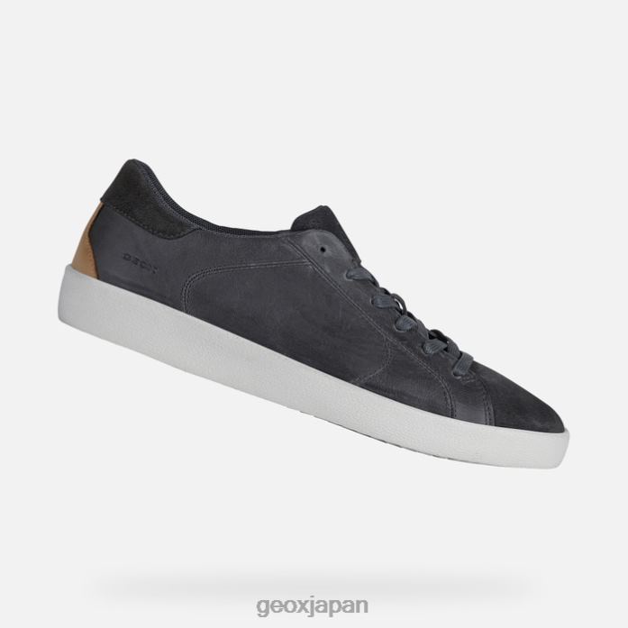 Geox Shoes Japan ウォーリーマン 822JX966 男性 無煙炭