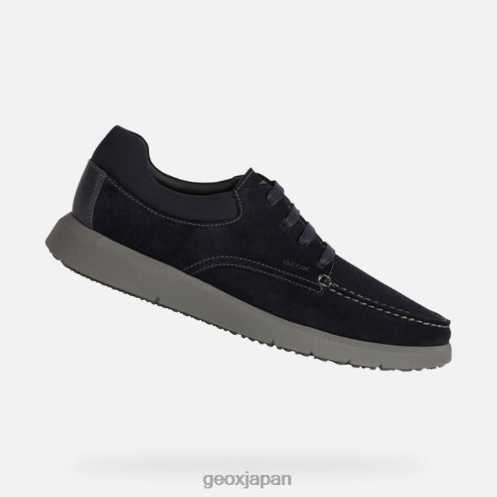 Geox Shoes Japan エリコ男 822JX968 男性 海軍