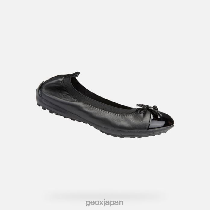 Geox Shoes Japan ピウマの女の子 822JX980 女の子 黒