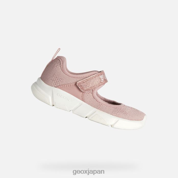 Geox Shoes Japan アリルの女の子 822JX988 女の子 ライトローズ