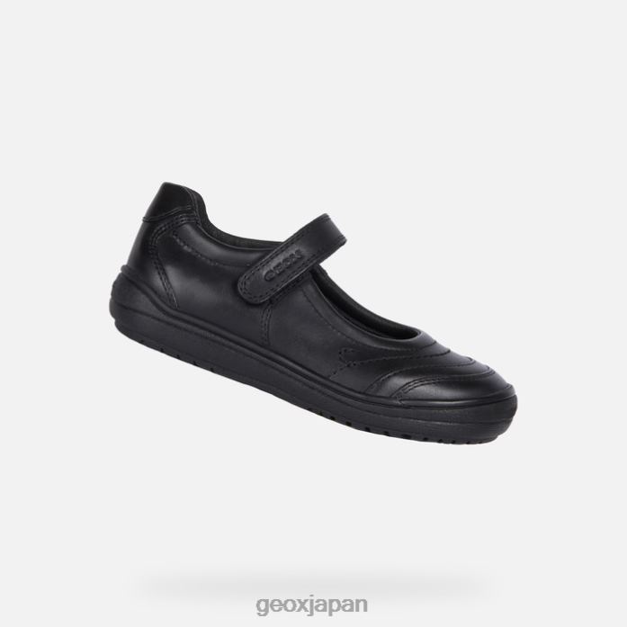 Geox Shoes Japan ハドリエルの女の子 822JX999 女の子 黒