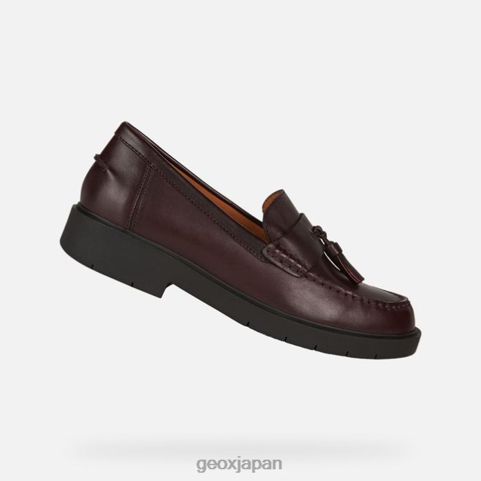 Geox Shoes Japan スフェリカEC1ウーマン 822JX441 女性 ダークバーガンディ