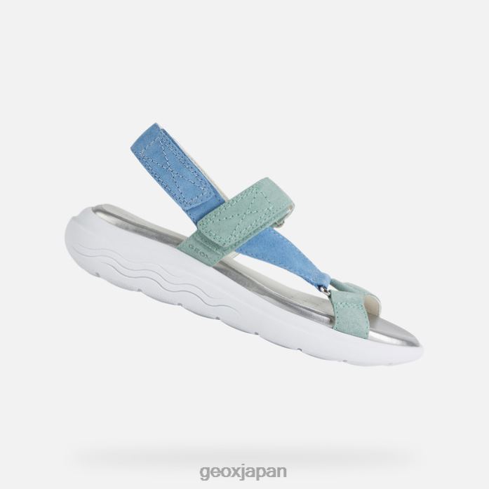 Geox Shoes Japan スフェリカ EC5W ウーマン 822JX35 女性 ブルーッテ/アクア