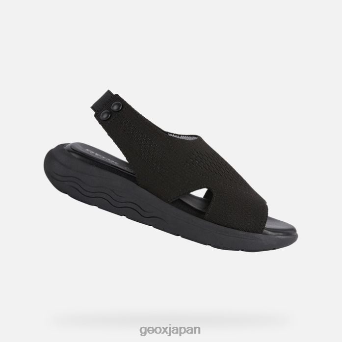 Geox Shoes Japan スフェリカEC5ウーマン 822JX16 女性 黒