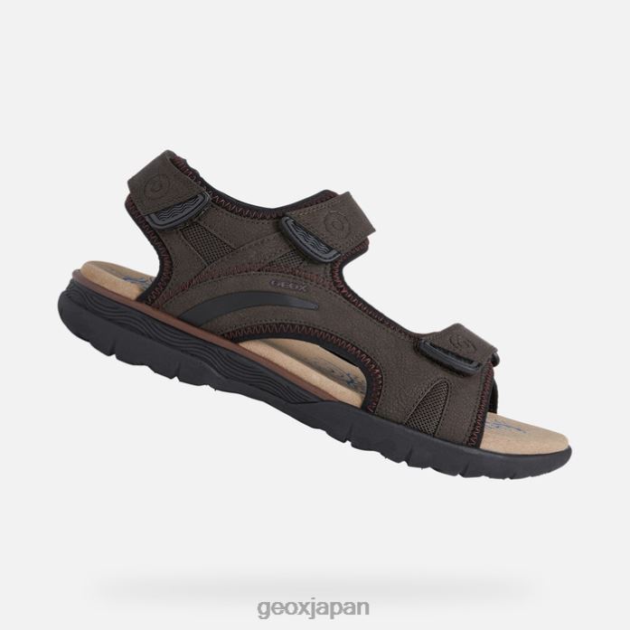 Geox Shoes Japan スフェリカEC5マン 822JX838 男性 コーヒー