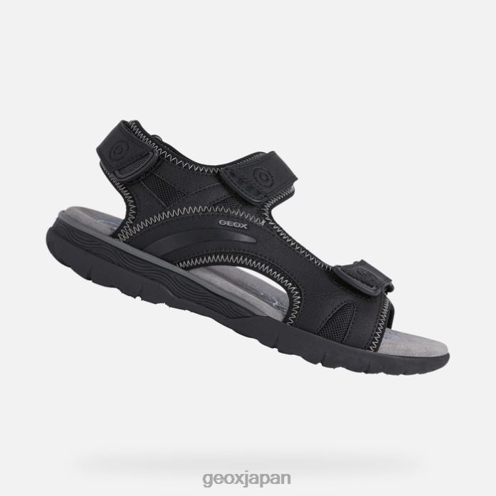 Geox Shoes Japan スフェリカEC5マン 822JX839 男性 黒