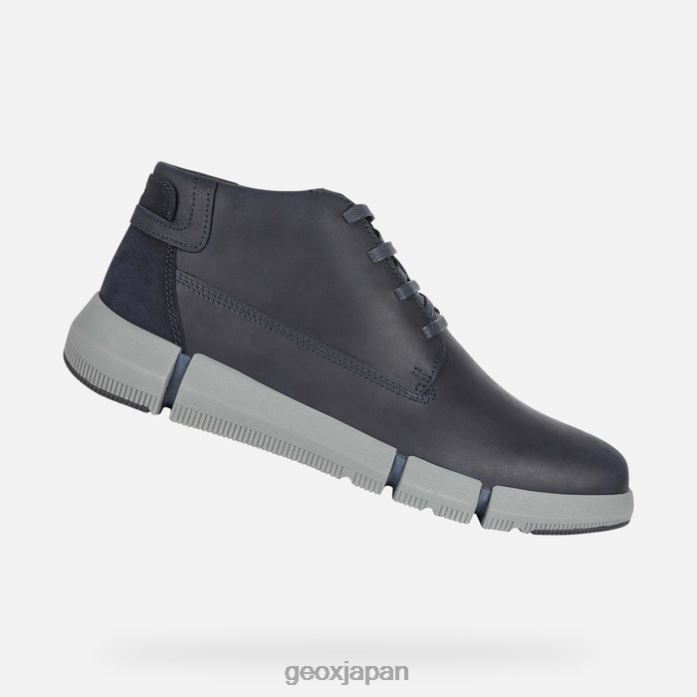 Geox Shoes Japan アダプターHマン 822JX669 男性 海軍