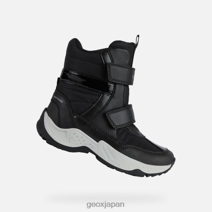 Geox Shoes Japan センティエロ abx 女の子 822JX1014 女の子 黒