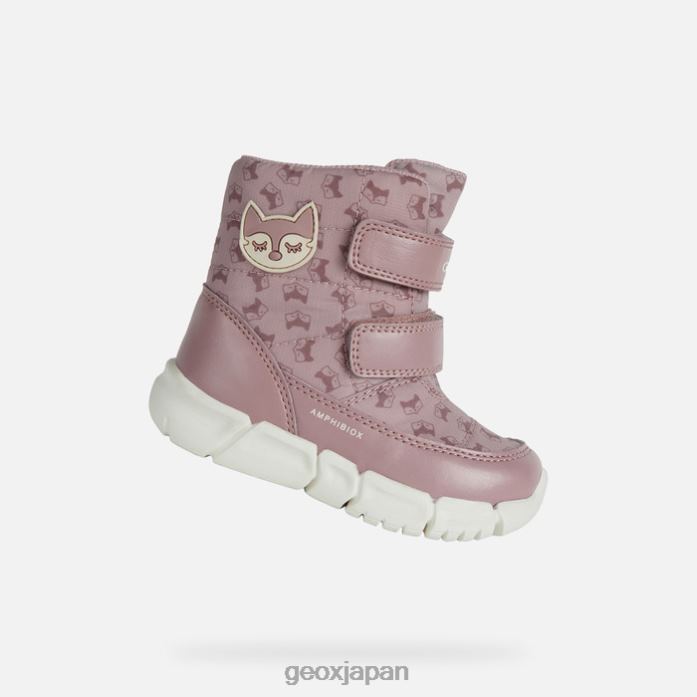 Geox Shoes Japan フレキシパー abx ベビー 822JX1573 赤ちゃんと幼児 ダークローズ