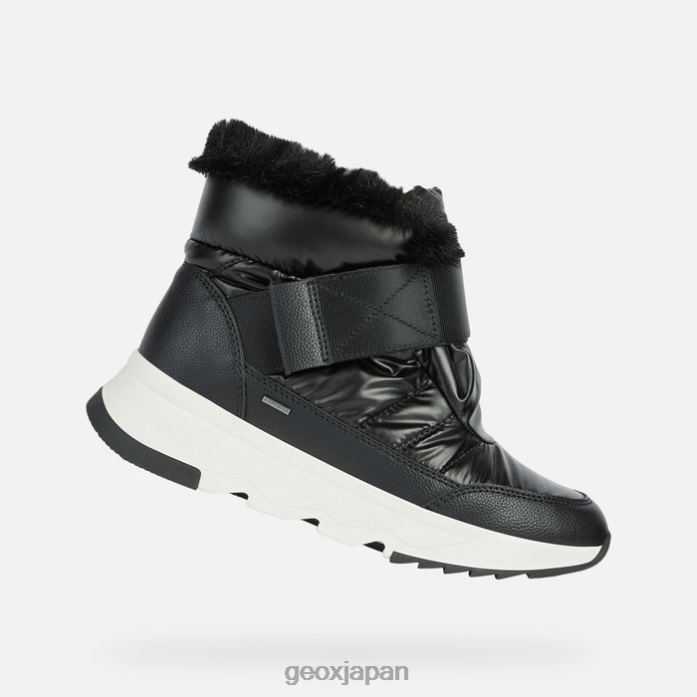 Geox Shoes Japan ファレナ abx 女性 822JX1709 女性 黒