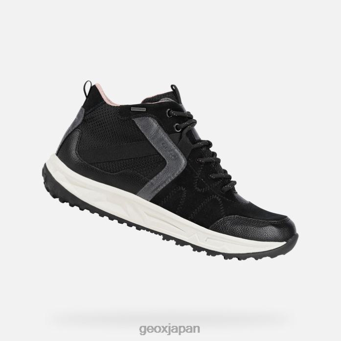 Geox Shoes Japan デルレイ abx 女性 822JX263 女性 黒