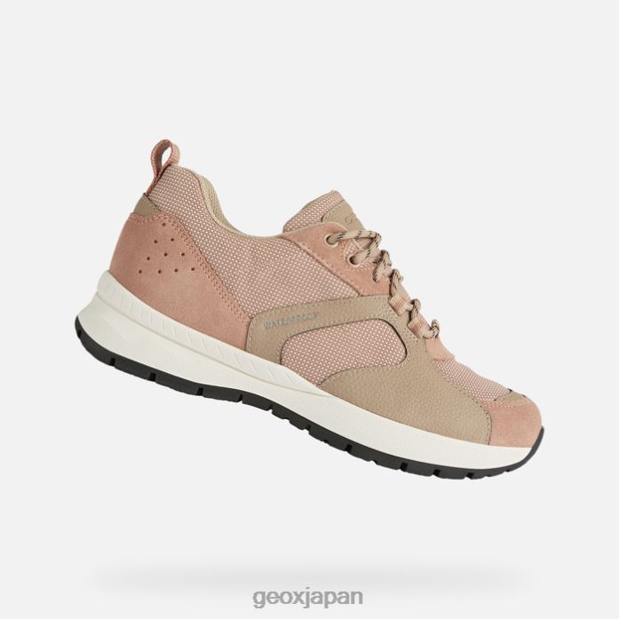 Geox Shoes Japan ブレイズ abx 女性 822JX334 女性 ダークローズ