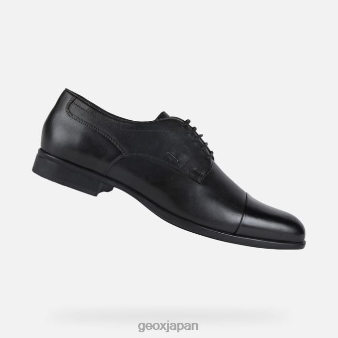 Geox Shoes Japan イアコポ ワイド abx マン 822JX650 男性 黒